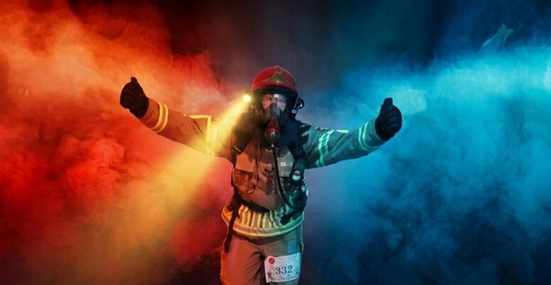 5e Firefighter Stair Climb in Almere voor Stichting Hoogvliegers