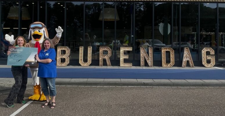 Burendag Maastricht Aachen Airport doneert 1500 euro