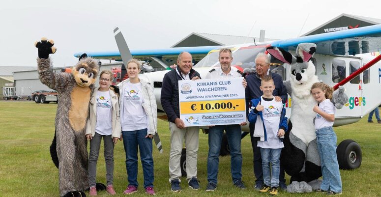 Kiwanis Walcheren doneert 10.000 euro na benefietdiner