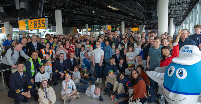 Stichting Hoogvliegers vloog met KLM