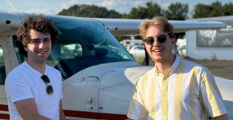 Vrijdag: Pim en Olivier vliegen rondje Nederland voor Stichting Hoogvliegers